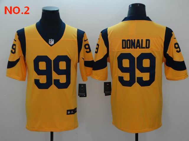 Men's Los Angeles Rams #99 Aaron Donald Jesey NO.2;